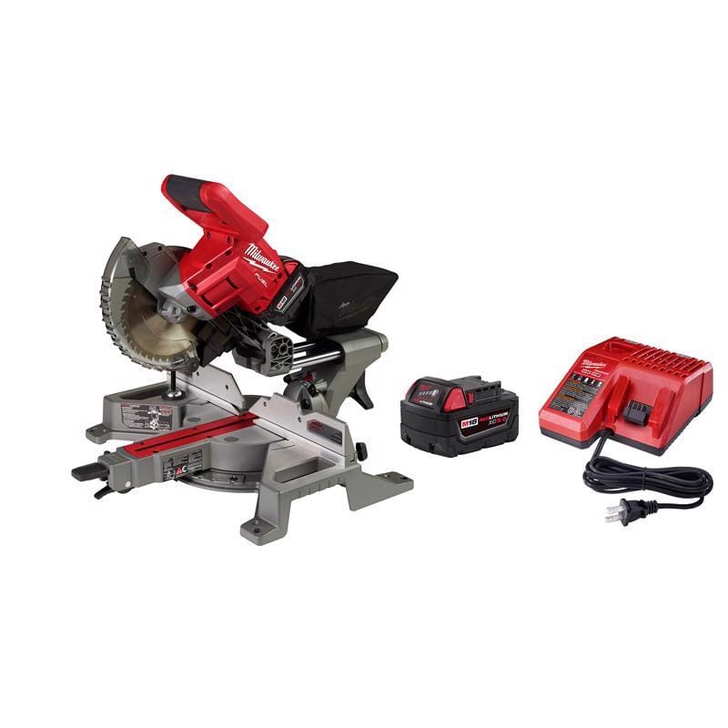 Milwaukee 2733-21 18V M18 FUEL 7-1/4 in. Cordless Brushless Compound Miter Saw Kit (Battery & Charger)
