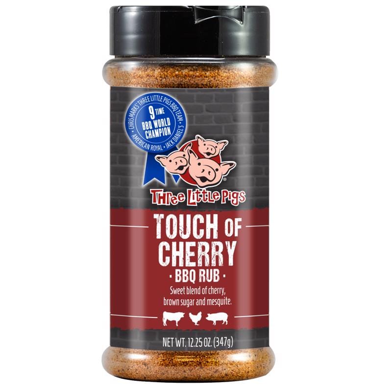 Three Little Pigs OW85130-6 Kansas City Touch of Cherry BBQ Rub 6.5 oz