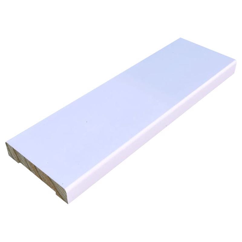 Alexandria Moulding M1X3P-93096CAP 11/16 in. H X 2-1/2 in. W X 96 in. L Primed White Pine Door Trim