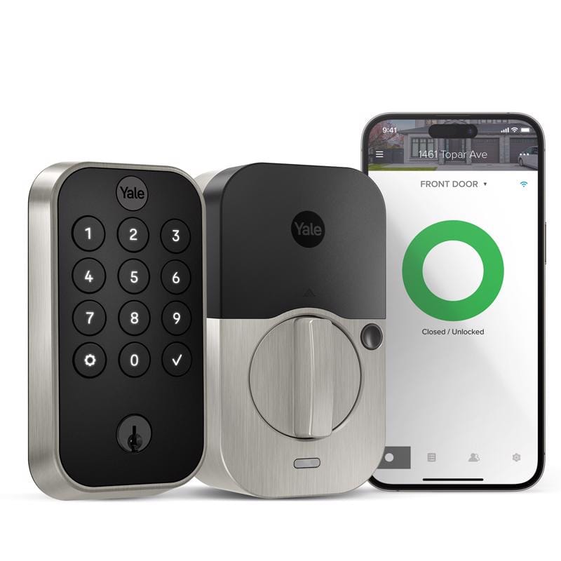 Yale YRD410-WF1-619 Assure Lock 2 Satin Nickel Zinc Electronic Keypad Smart Lock
