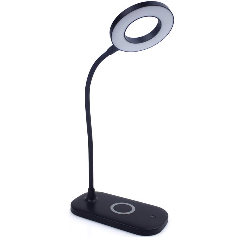 Newhouse NHDK-ZL-BK Lighting Zlata 12 in. Black Desk Lamp
