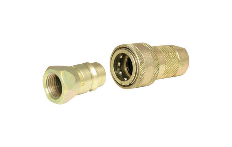 Apache 39040915 Steel 3/8 in. D X 3/8 in. D Hydraulic Coupler 2 pk