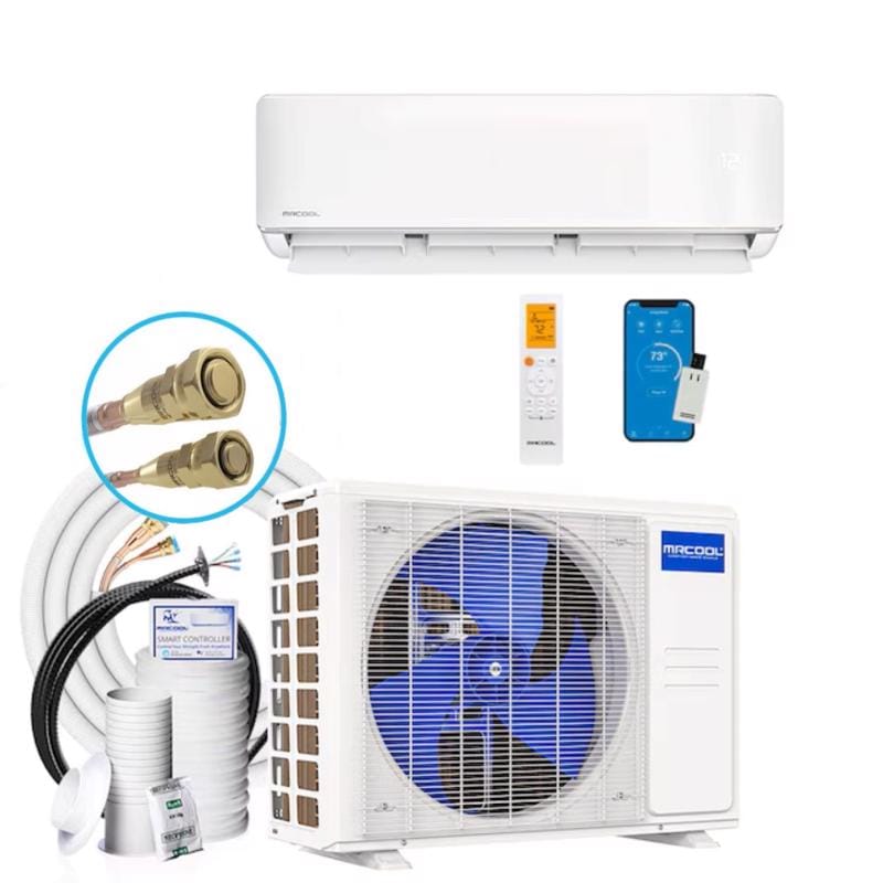 Mrcool DIY24HPWM230D25 DIY 5th Gen E Star, 230V, 1 Zone 24000 BTU 22.7 SEER Ductless Mini Split Heat Pump