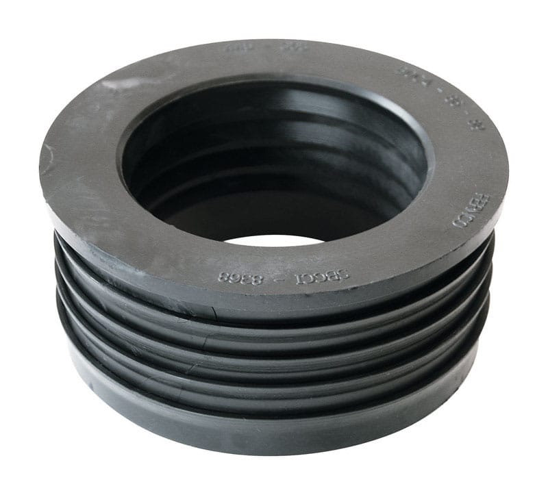 Fernco P44U-305 Schedule 40 4 in. Compression X 3 in. D Compression PVC 5 in. Donut Fitting 1 pk