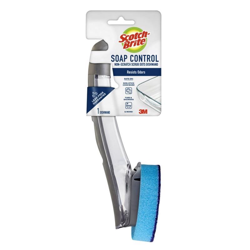 Scotch-Brite 451A-4 Non-Scratch Dishwand Brush For Multi-Purpose 1 pk
