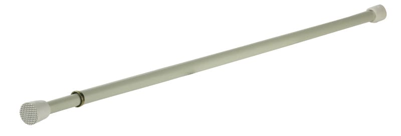 Kenney KN630/1NP White Traditional/Transitional Tension Rod 18 in. L X 28 in. L