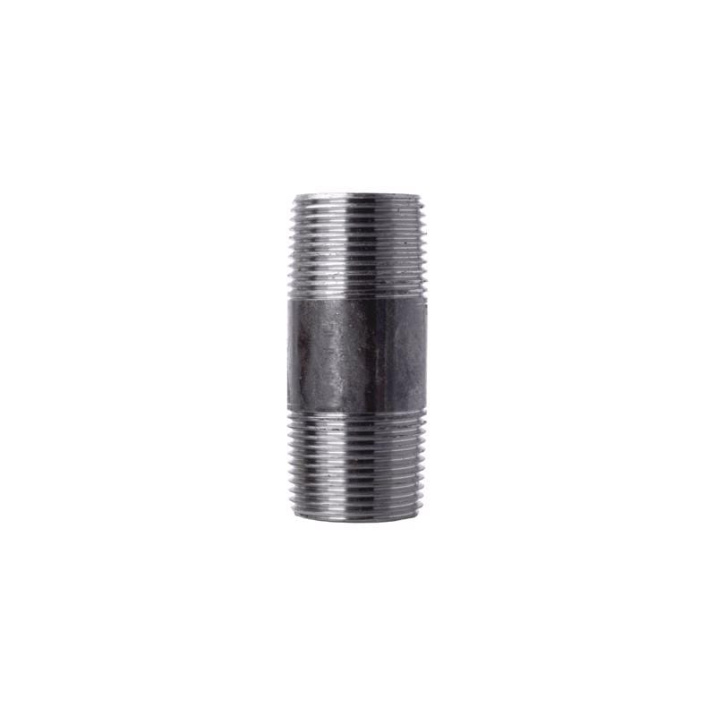 STZ Industries 300U2X3 2 in. MIP each X 2 in. D MIP Black Steel 3 in. L Nipple