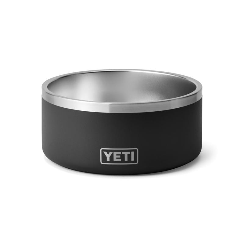 Yeti 21071504130 Boomer Black Stainless Steel 8 cups Pet Bowl For Dogs