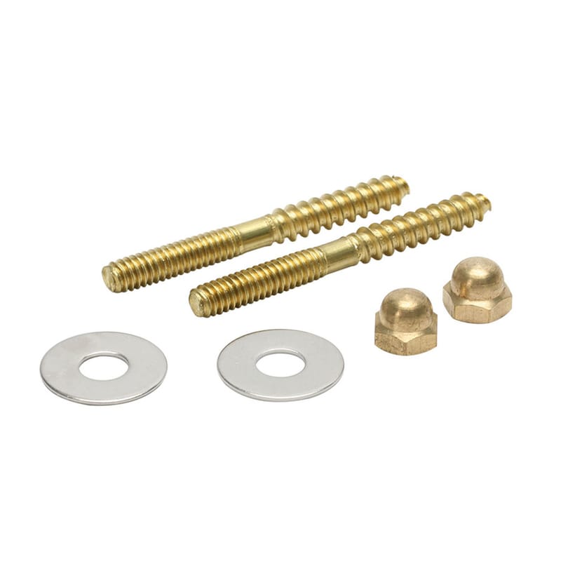 Fluidmaster 7112 Toilet Bolts Set Assorted Brass