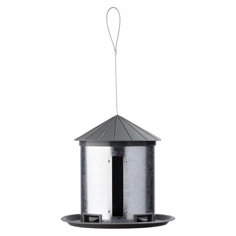More Birds 38576 7 lb. cap. Plastic/Steel Silo Hopper Bird Feeder
