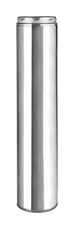 Selkirk 206024 Sure-Temp 6 in. D X 24 in. L Stainless Steel Chimney Pipe
