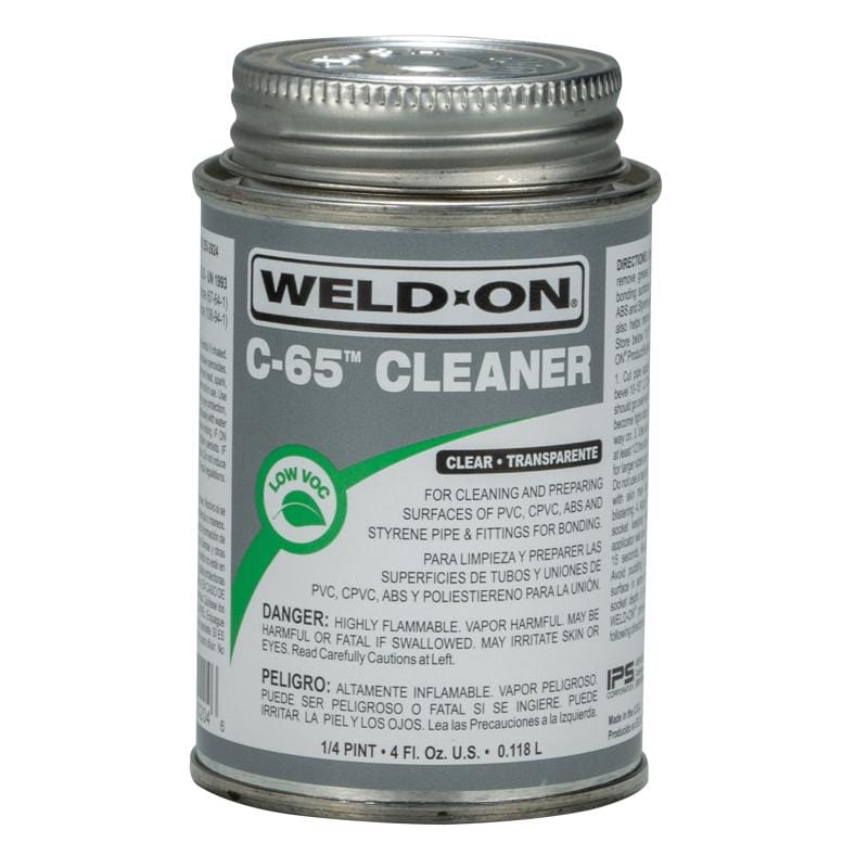 Weld-On 10204 C-65 Clear Cleaner For CPVC/PVC 4 fl. oz.