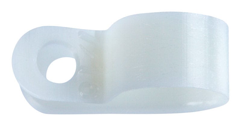 Jandorf 61471 7/16 in. D Nylon Cable Clamp 4 pk