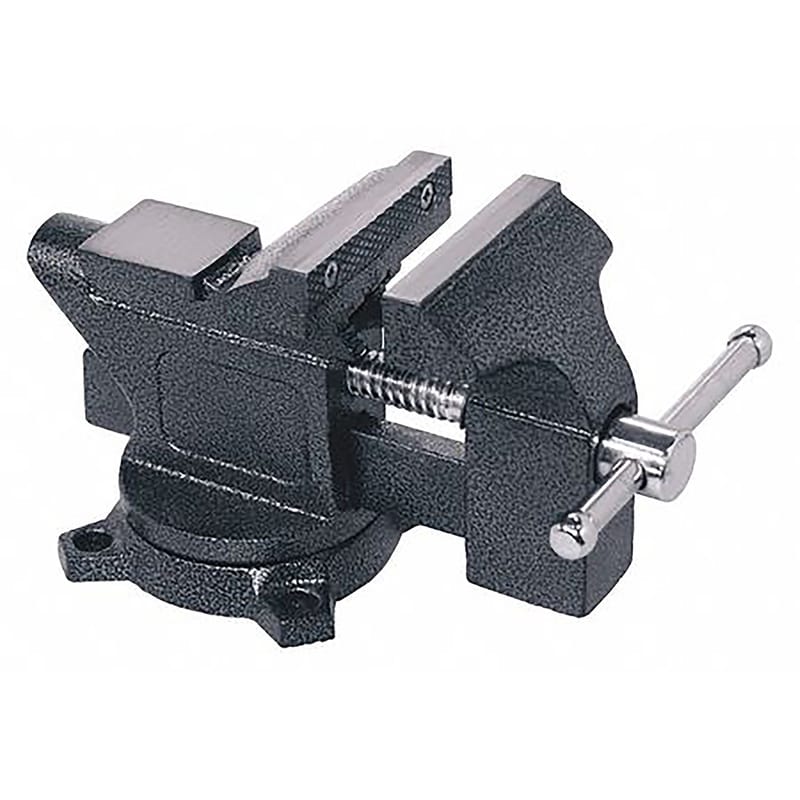Bessey BV-HW45 4 in. Cast Iron Workshop Bench Vise 270 deg Swivel Base