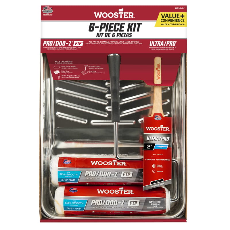 Wooster R918-9 Pro/Doo-Z FTP All-Purpose Roller Kit