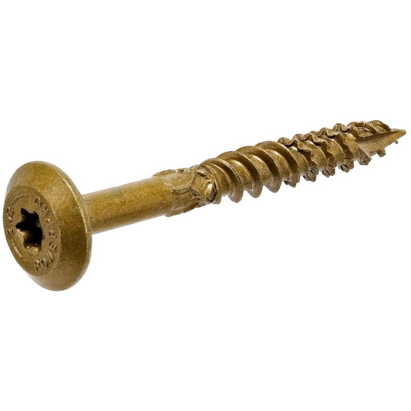 PowerPro 48947 5/16 in. X 4 in. L Star Carbon Steel Lag Screw 40 pk