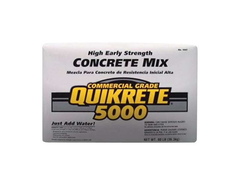 Quikrete 100700 High Early Strength Concrete Mix 80 lb Gray