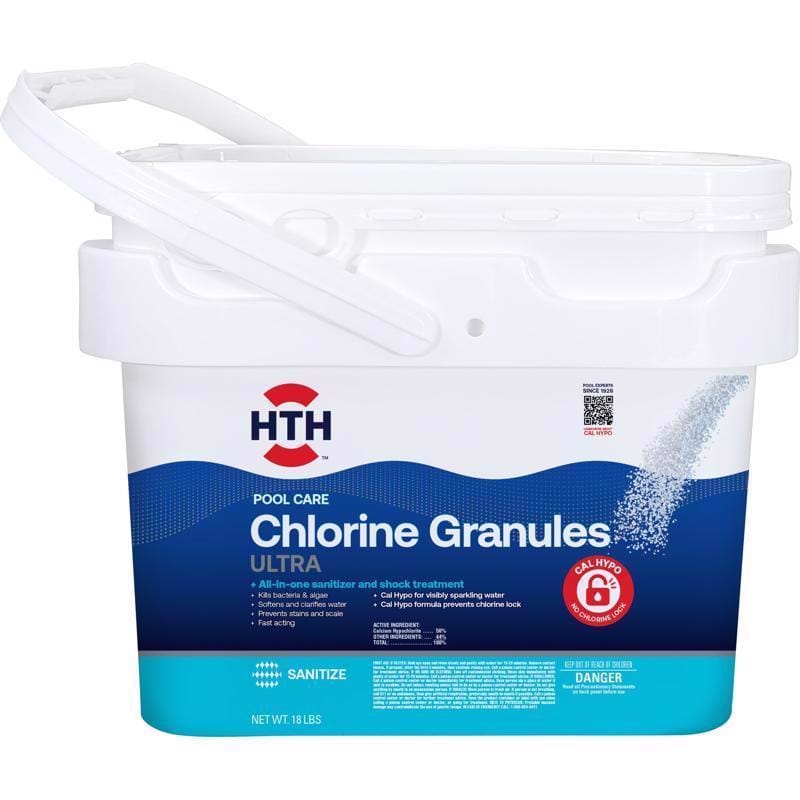 HTH 22018 Pool Care Granule Chlorinating Chemicals 18 lb