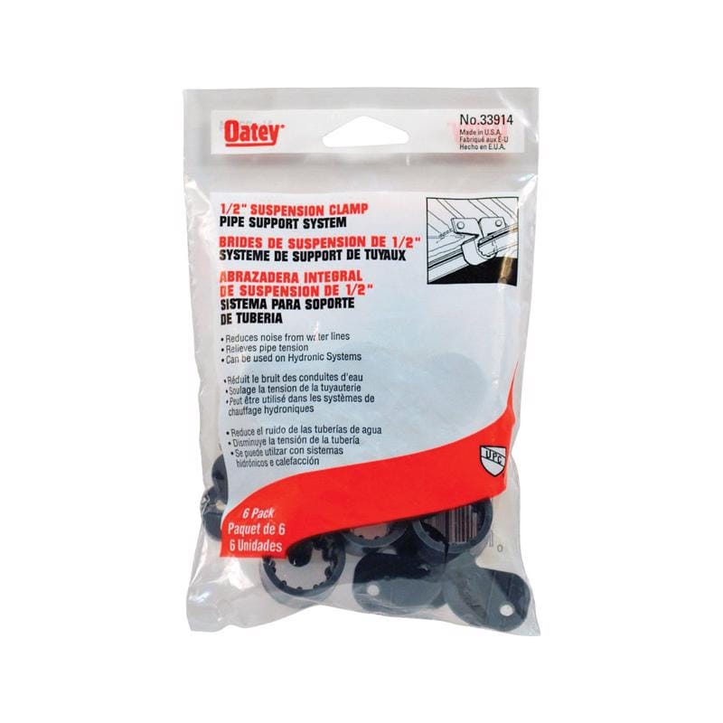 Oatey 33914 1/2 in. Gray Polypropylene Suspension Pipe Clamps
