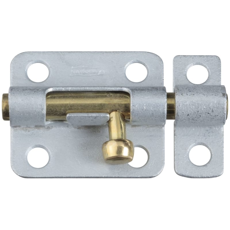 National Hardware N151-852 2-1/2 in. L Galvanized Brass/Steel Barrel Bolt 1 pk