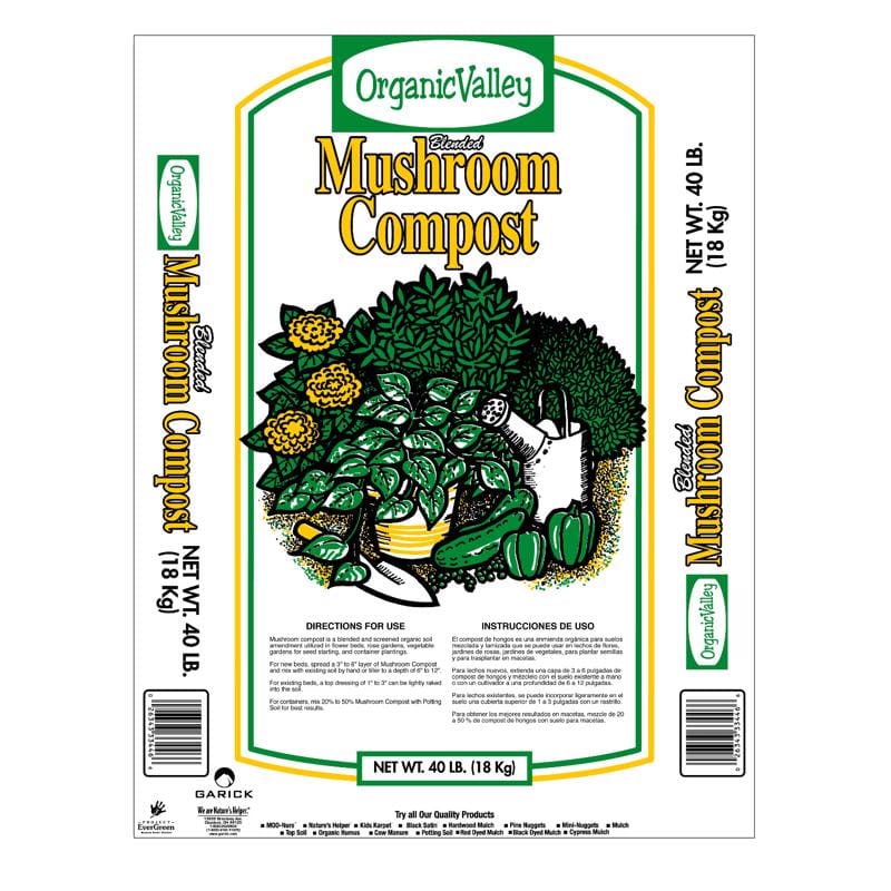 Organic Valley BG40LBMCOV Plant and Vegetable Compost and Peat Planting Mix 0.75 cu ft