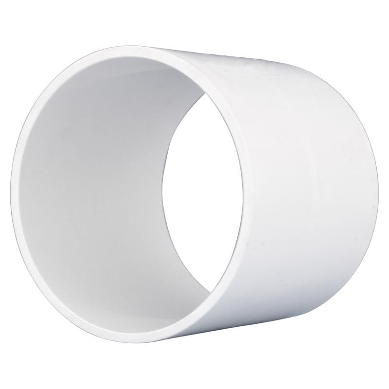 Charlotte Pipe PVC 00130 1400 Schedule 40 6 in. Hub X 6 in. D Hub PVC Repair Coupling 1 pk
