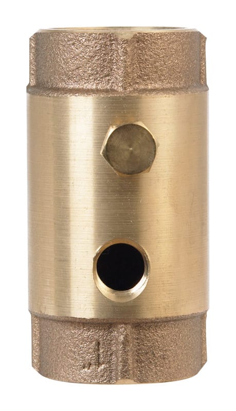 Campbell CVB-4TLF 1 in. D X 1 in. D Red Brass Spring Loaded Check Valve