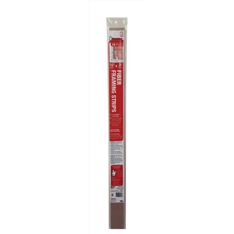 Frost King WM100M Beige Fiber Framing Strips For Doors and Windows 36 in. L