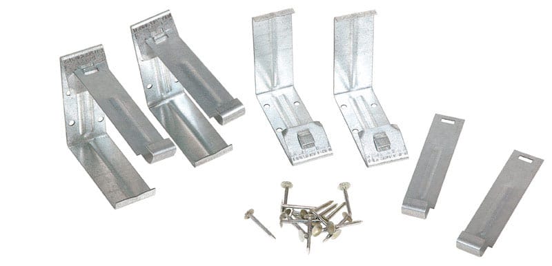 Amerimax 15020 1.5 in. H X 4 in. W X 4 in. L Metallic Galvanized Steel K Fascia Bracket