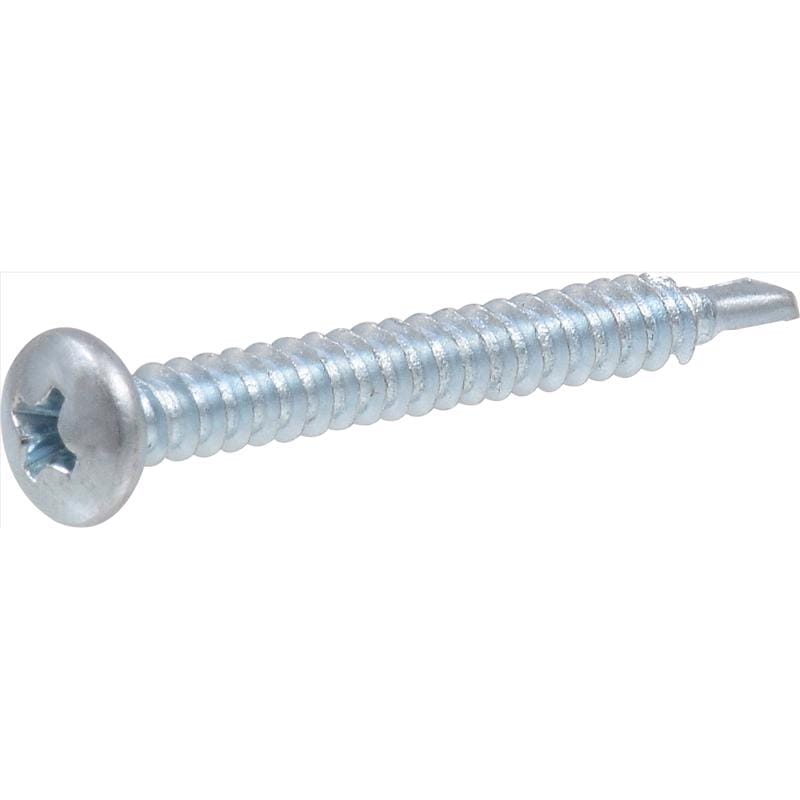 Hillman 560280 No. 8 Ga. X 1-1/2 in. L Phillips Pan Head Self-Drilling Screws 1 lb 100 pk