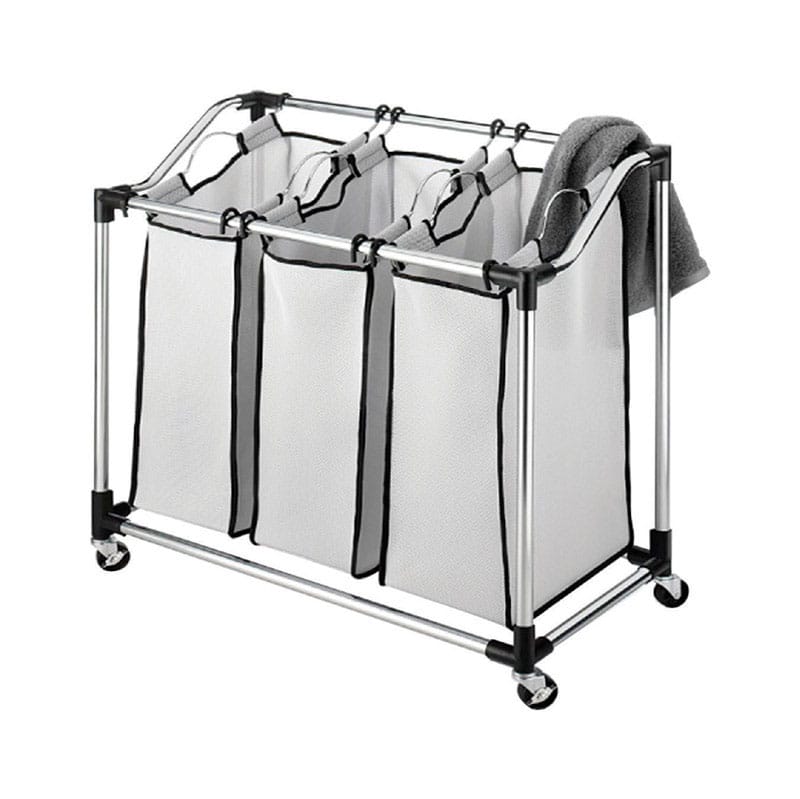 Whitmor 6862-3260 Gray Duramesh Nylon Laundry Sorter
