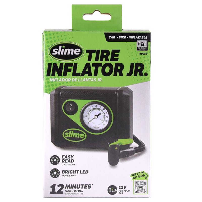 Slime 40059 12 V 60 psi Tire Inflator/Gauge