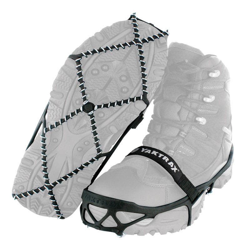 Yaktrax 08611 Pro Unisex Rubber/Steel Snow and Ice Traction Black M Waterproof 1 pair