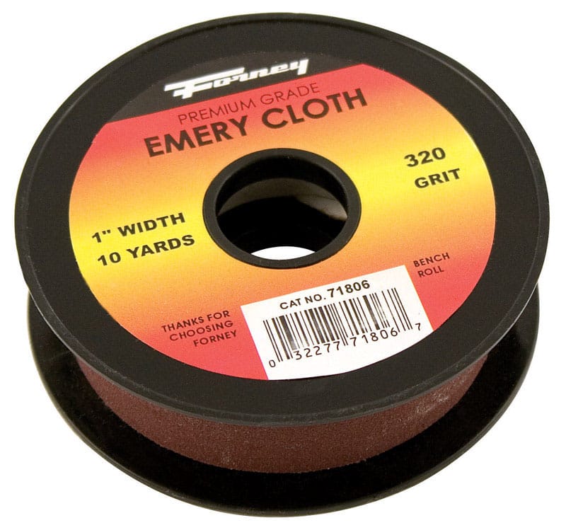 Forney 71806 Emery Cloth 1"X10Yd 320 Gt
