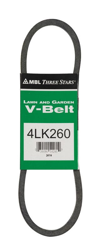 Mitsuboshi 4LK260A Super KB Standard V-Belt 0.5 in. W X 26 in. L For Riding Mowers