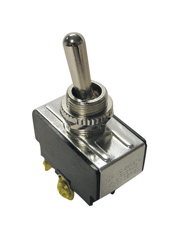 Gardner Bender GSW-10 20 amps Single Pole Toggle Switch Black/Silver 1 pk