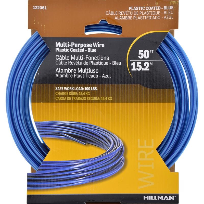 Hillman 122061 50 ft. L Coated Plastic 19 Ga. Wire