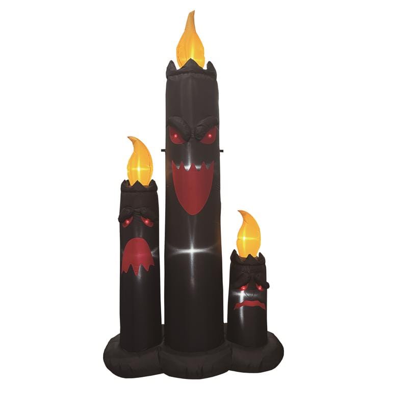 Celebrations 22MY090735 9 ft. Prelit Spooky Candles Inflatable
