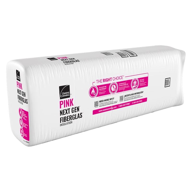 Owens Corning OCBF01 15 in. W X 93 in. L X 3.5 in. 11 Kraft Faced Fiberglass Insulation Batt 125.94 sq ft