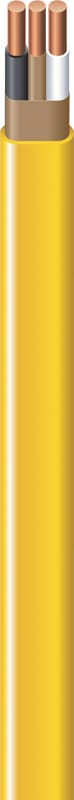 Southwire 28828221 25 ft. 12/2 Solid Romex Type NM-B WG Non-Metallic Wire