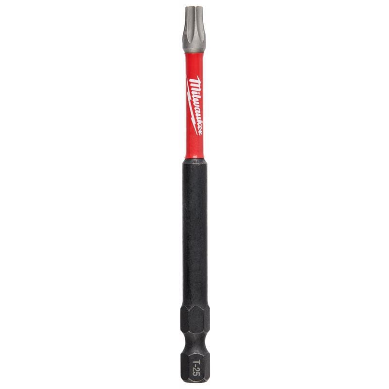 Milwaukee 48-32-4561 Shockwave Torx T25 X 3-1/2 in. L Impact Power Bit Steel 1 pc