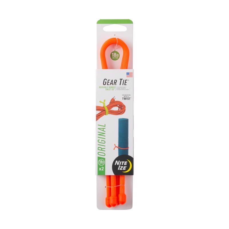 Nite Ize GT18-31-2R3 Gear Tie 18 in. L Orange Twist Ties 2 pk