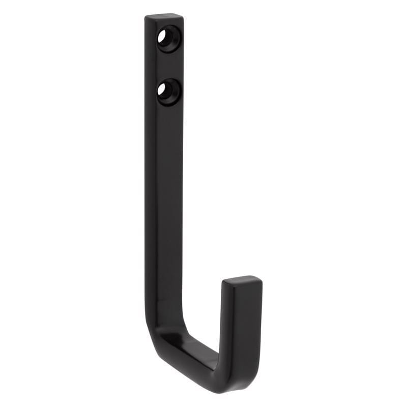 National Hardware N337-915 Reed Large Matte Black Steel 4 in. L Hook 125 lb 1 pk