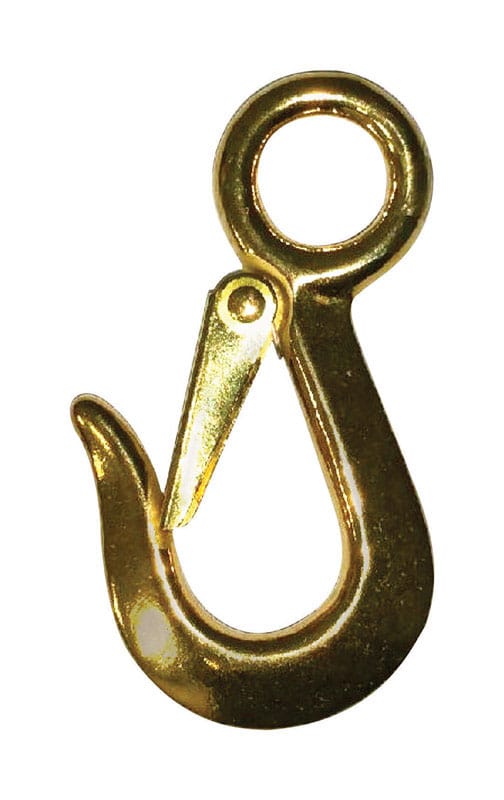 Baron 2311B-3/4 3/8 in. D X 4 -1/8 in. L Polished Bronze Snap Hook 140 lb