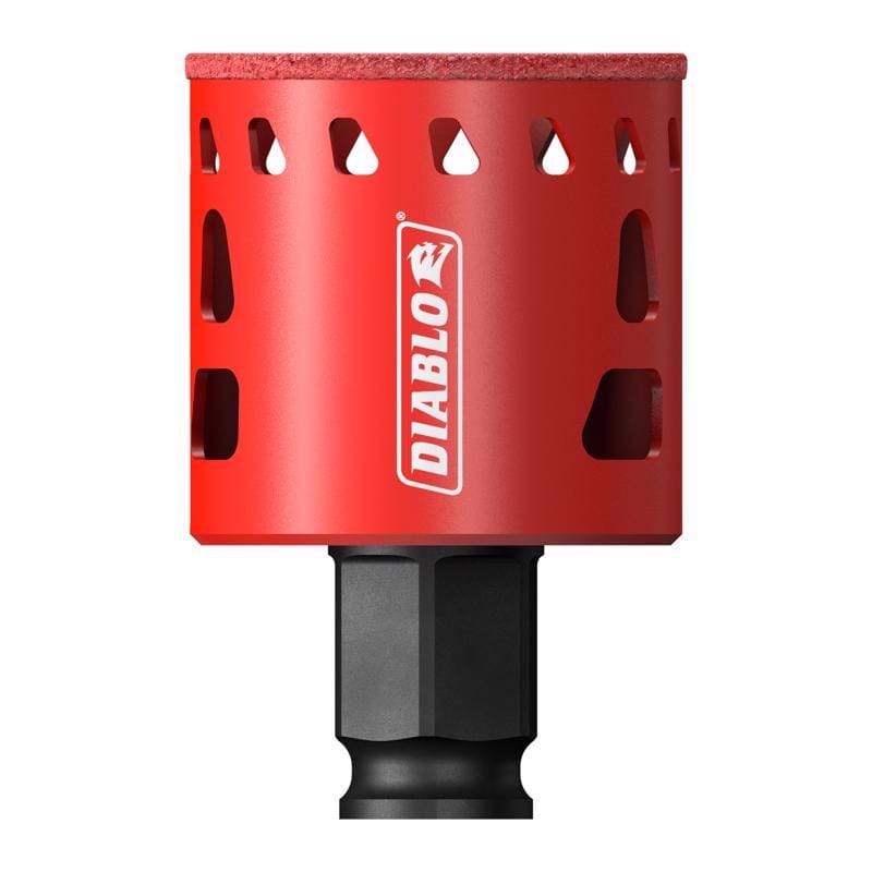 Diablo DHS1750DG 1-3/4 in. Diamond Grit 5.52 in. L X 1/4 in. D Hole Saw