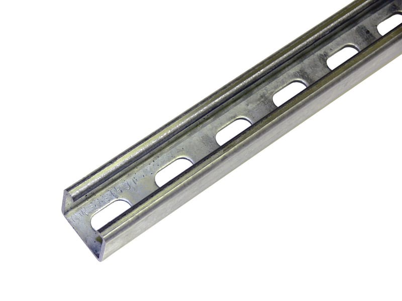Unistrut RP1000T0768PG 1-5/8 in. D X 48 in. L Galvanized Steel Strut Channel For IMC