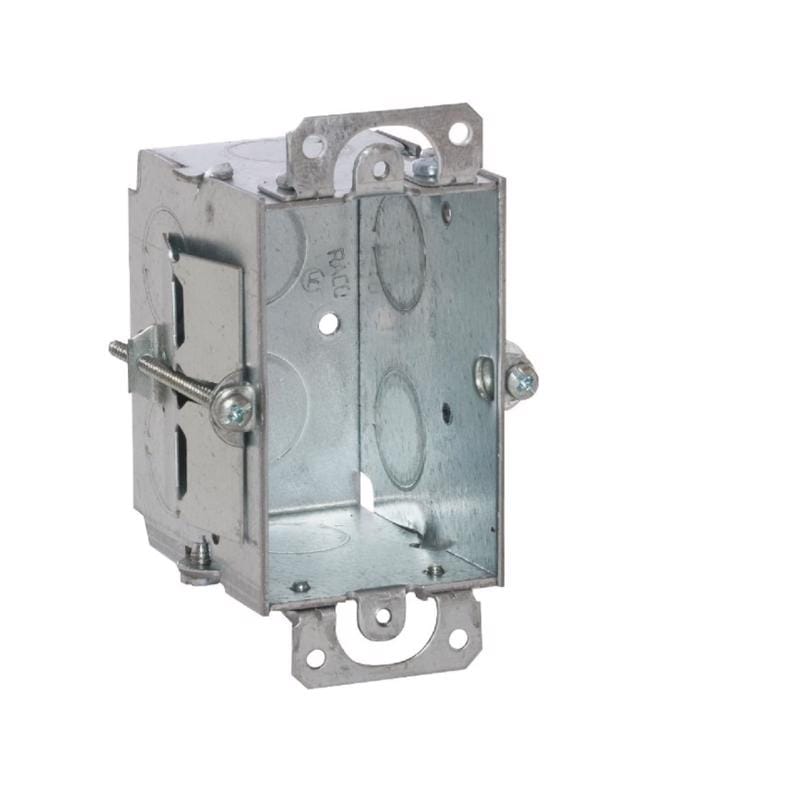 Southwire G602-OW-UPC Old Work 14 cu in Rectangle Galvanized Steel Switch Box Silver