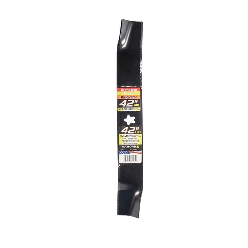 Maxpower 331714S 42 in. Mulching Mower Blade For Riding Mowers 1 pk
