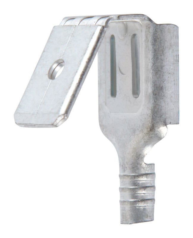 Jandorf 60946 22-18 Ga. Uninsulated Wire Terminal Disconnect Silver 5 pk