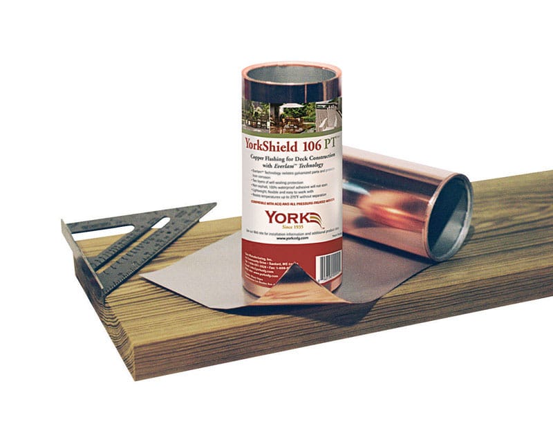 York GRCPR12203 106 PT 12 in. W X 240 in. L Copper Flashing Copper